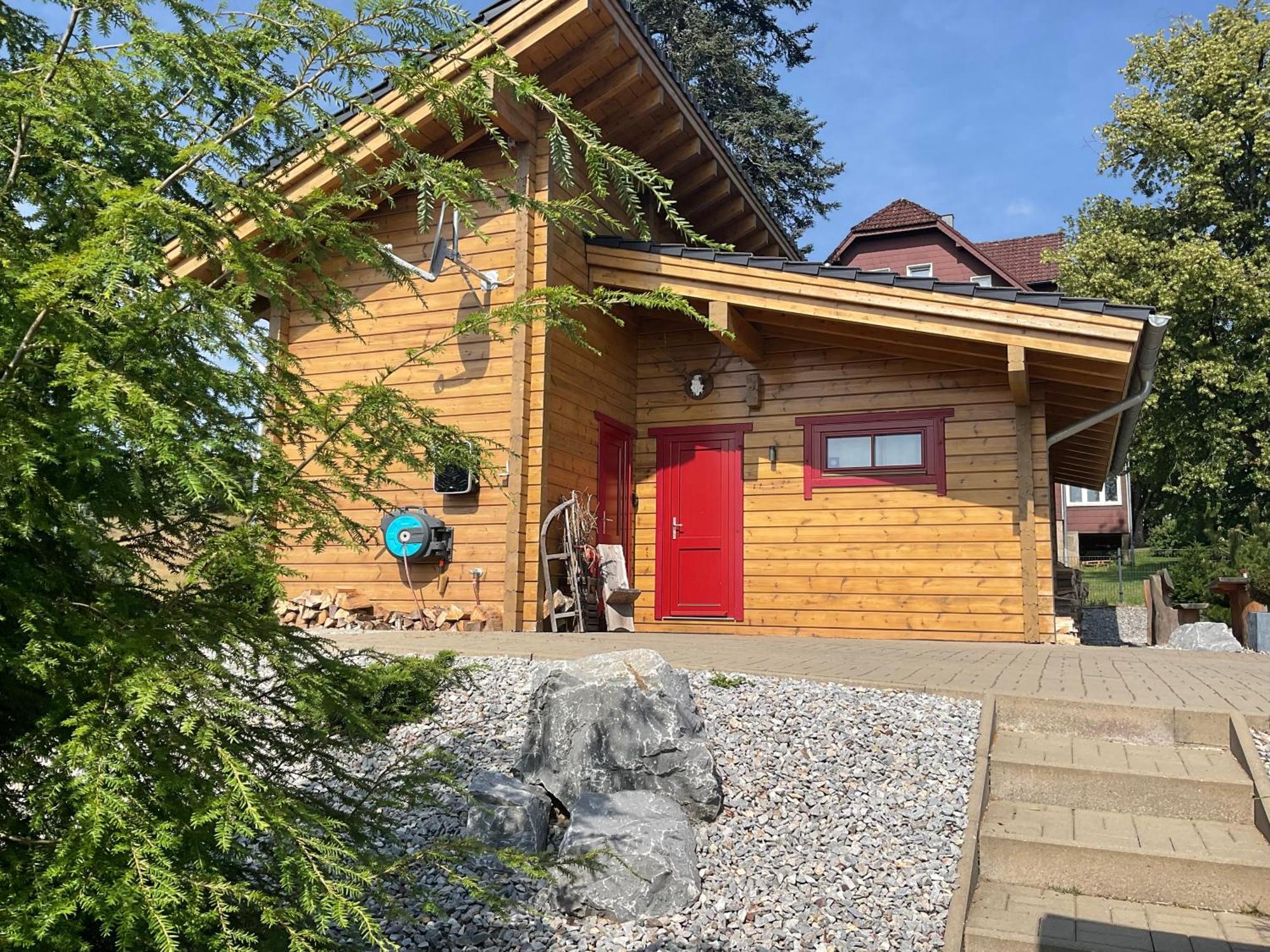 Blockhaus An Der Skiwiese Braunlage Dış mekan fotoğraf